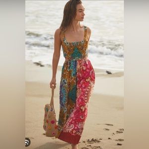 Anthropologie NWT Piper bandeau jumpsuit